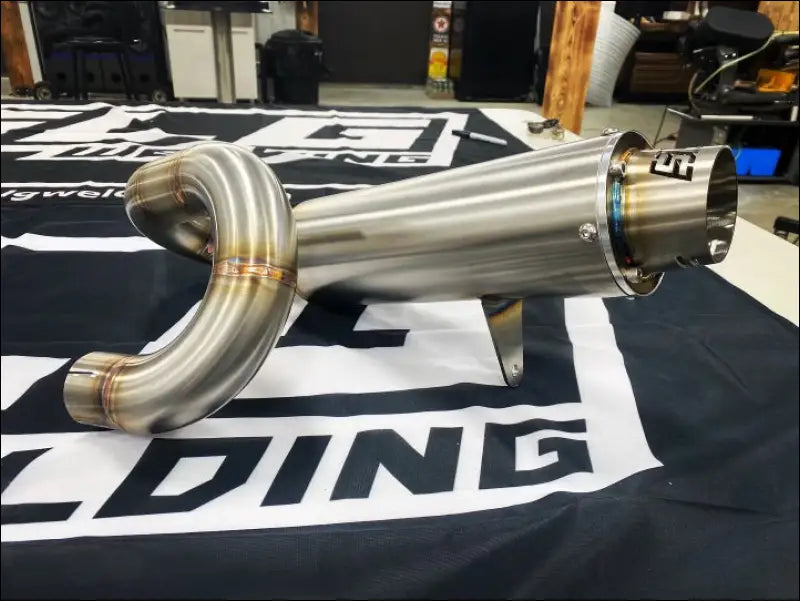 2020 2021 CanAm Maverick Sport/Trail 800-1000cc Bomber Performance Series Slip On - Raw stainless body with coated tip