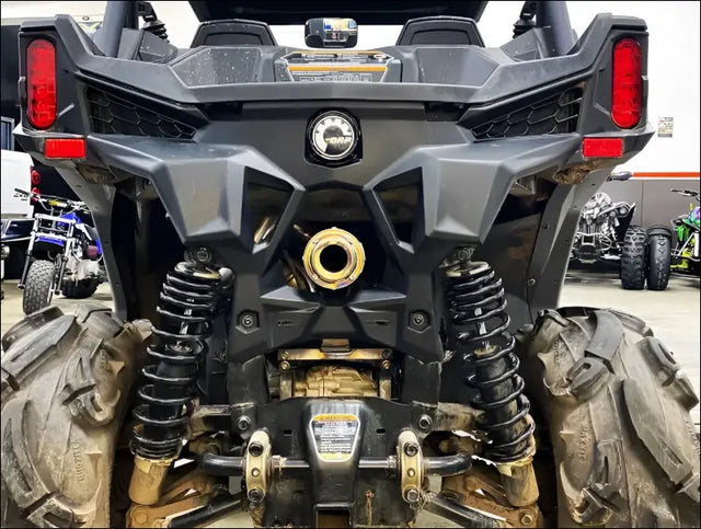 2020 2021 CanAm Maverick Sport/Trail 800-1000cc Bomber Quiet Series Slip On - Raw stainless / Blank