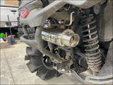 2023-2025 Gen 3 Outlander 500-700cc (all models) Bomber Quiet Series Slip On - Raw stainless / Blank Tip / Small