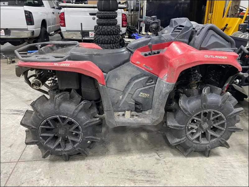2023-2026 Gen 3 Outlander 500-700cc (all models) Bomber Quiet Series Slip On - Raw stainless body with coated tip