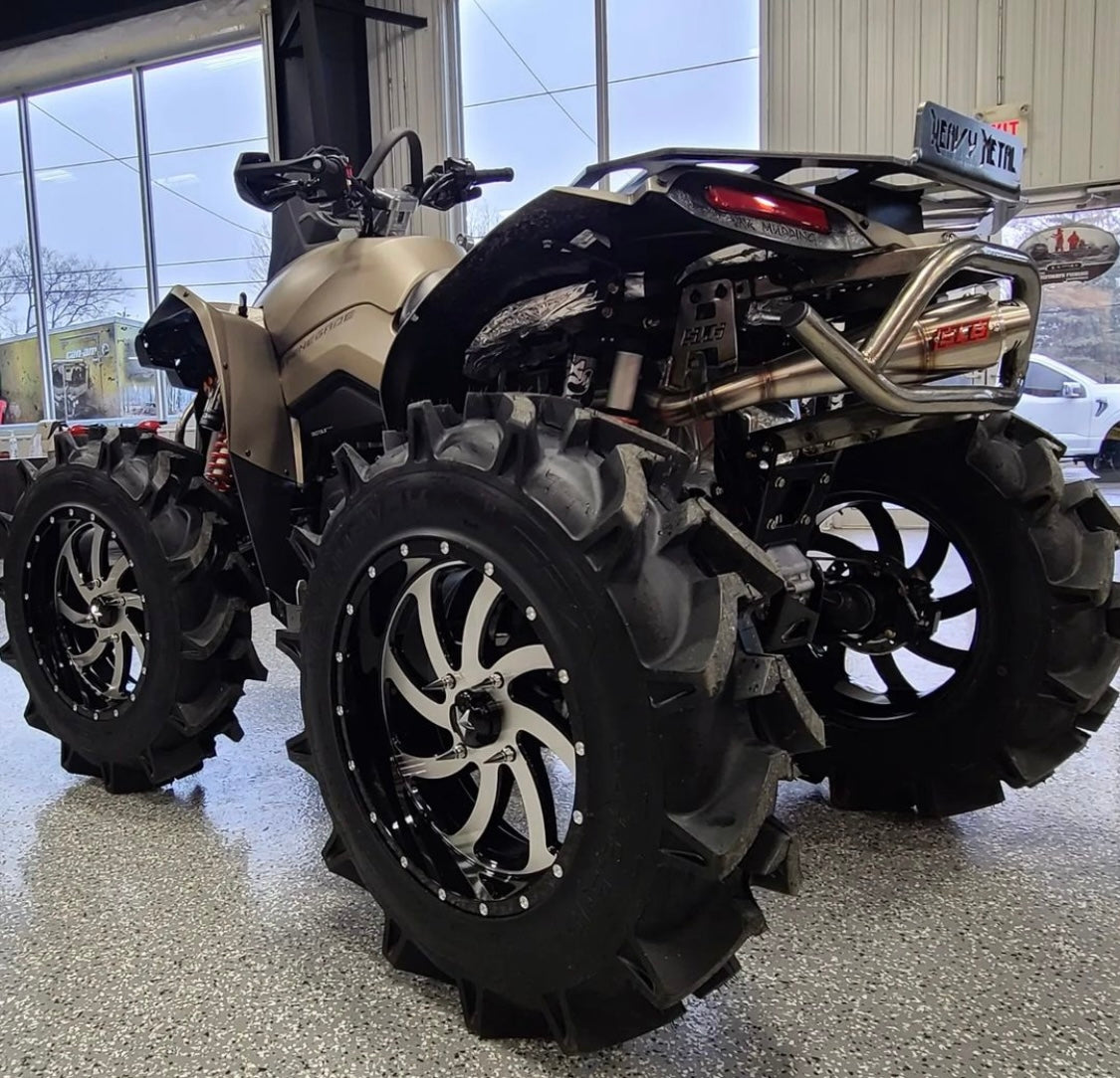2016-2024 Gen 2 CanAm Renegade XMR 570-650-850-1000cc Sniper Performance Series Slip On 45 Degree Exit