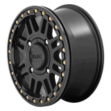 KMC KS250 Cage Beadlock Satin Black