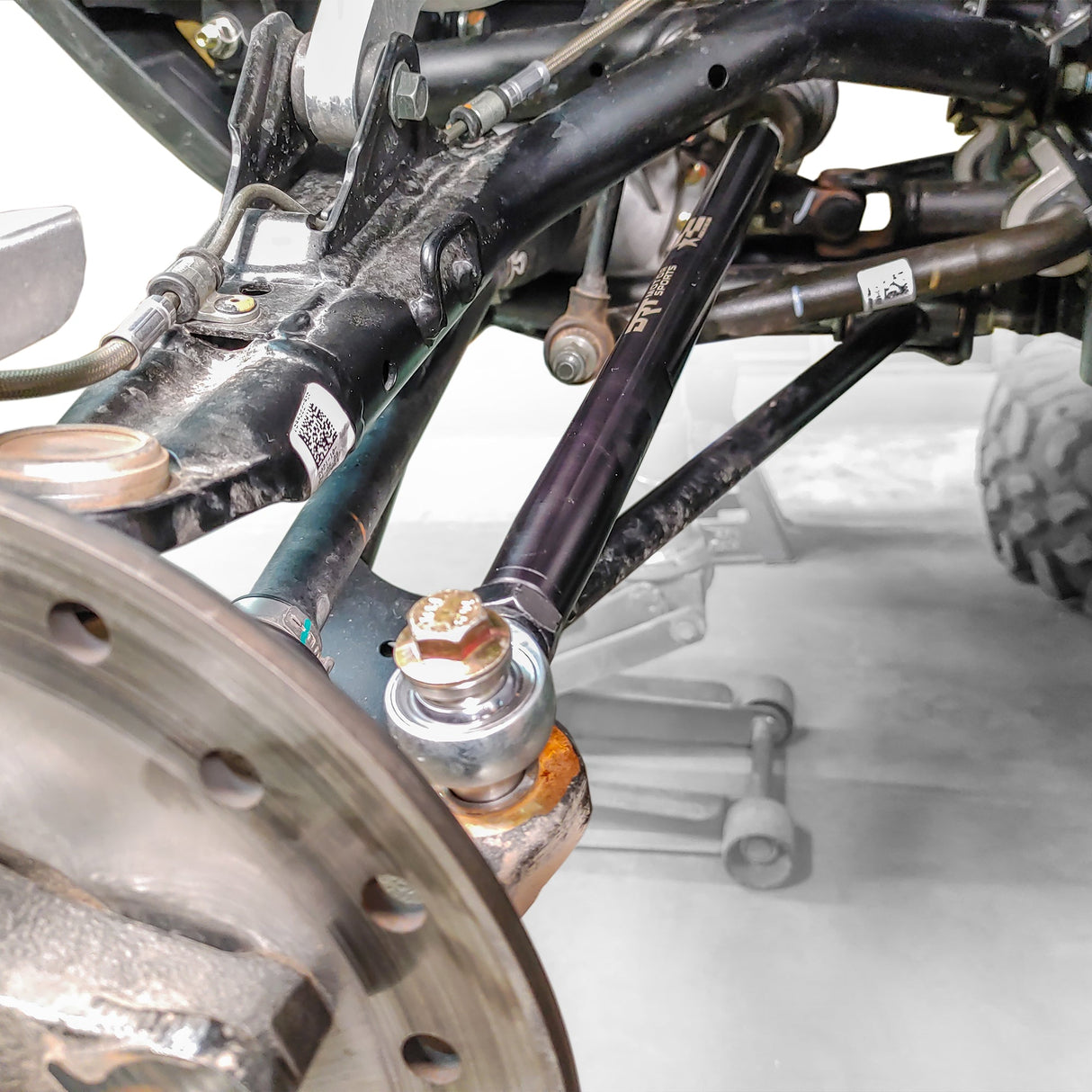 DRT Polaris RZR Turbo S/S4 HD Billet Aluminum Tie Rod Kit, (M16 Rack)