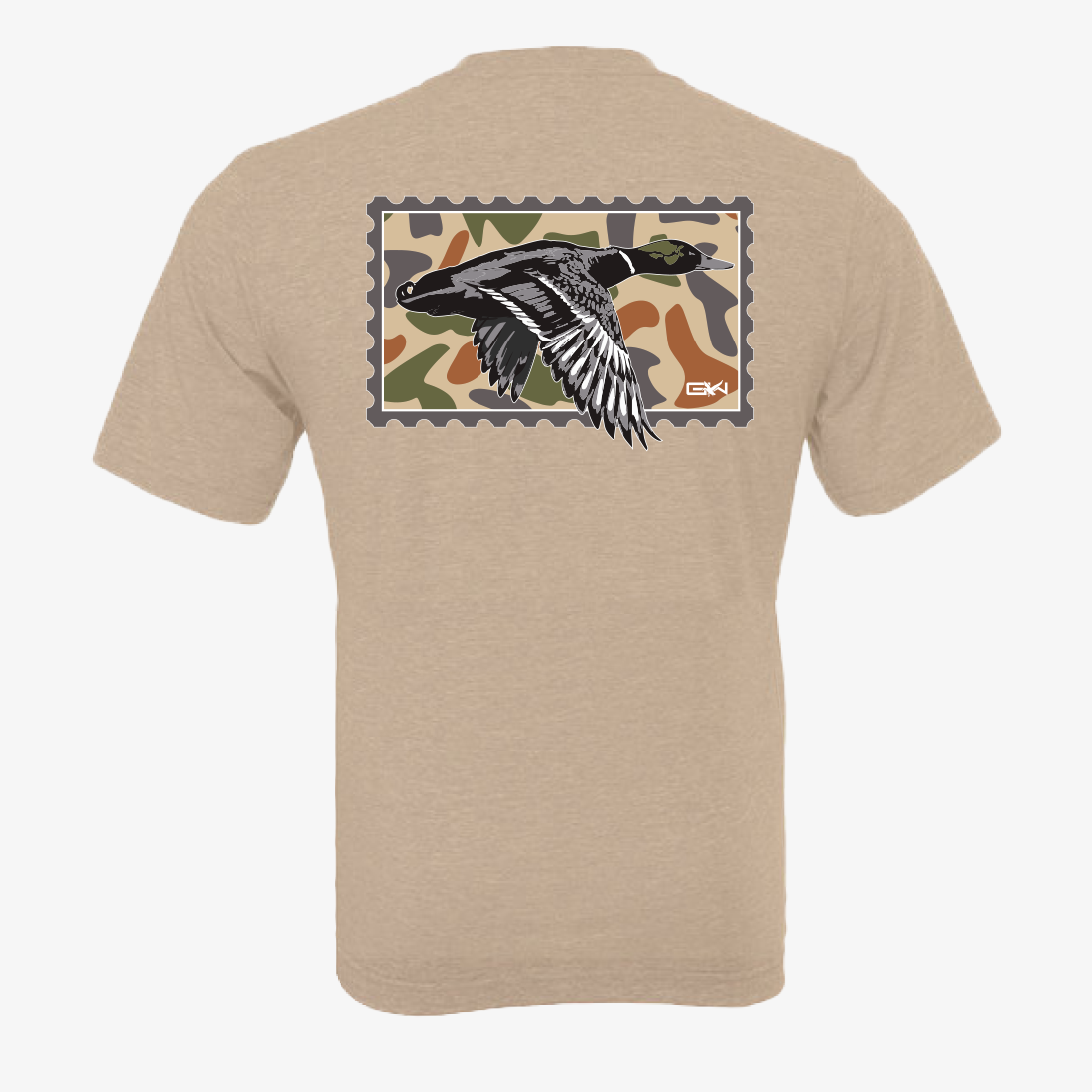 Duck Stamp Graphic Tee | Heather Tan