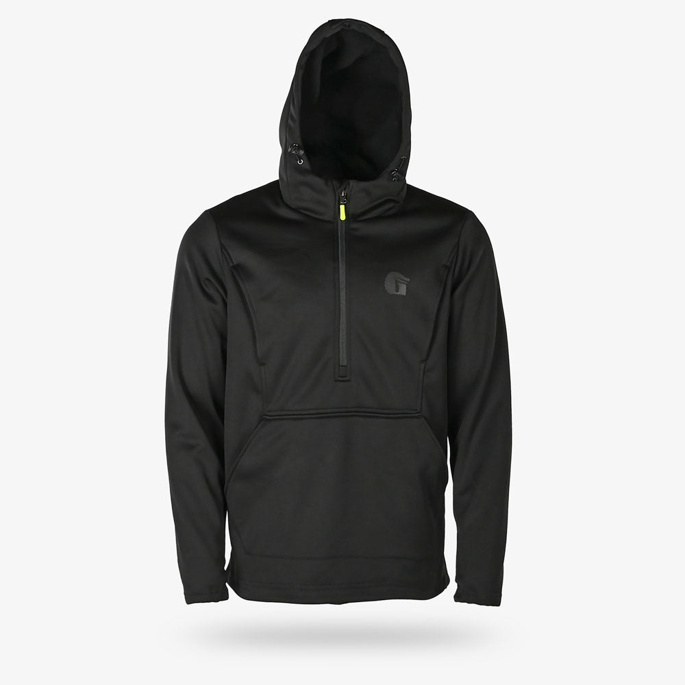 Catahoula 1/2 Zip Hoodie | Mens - Black