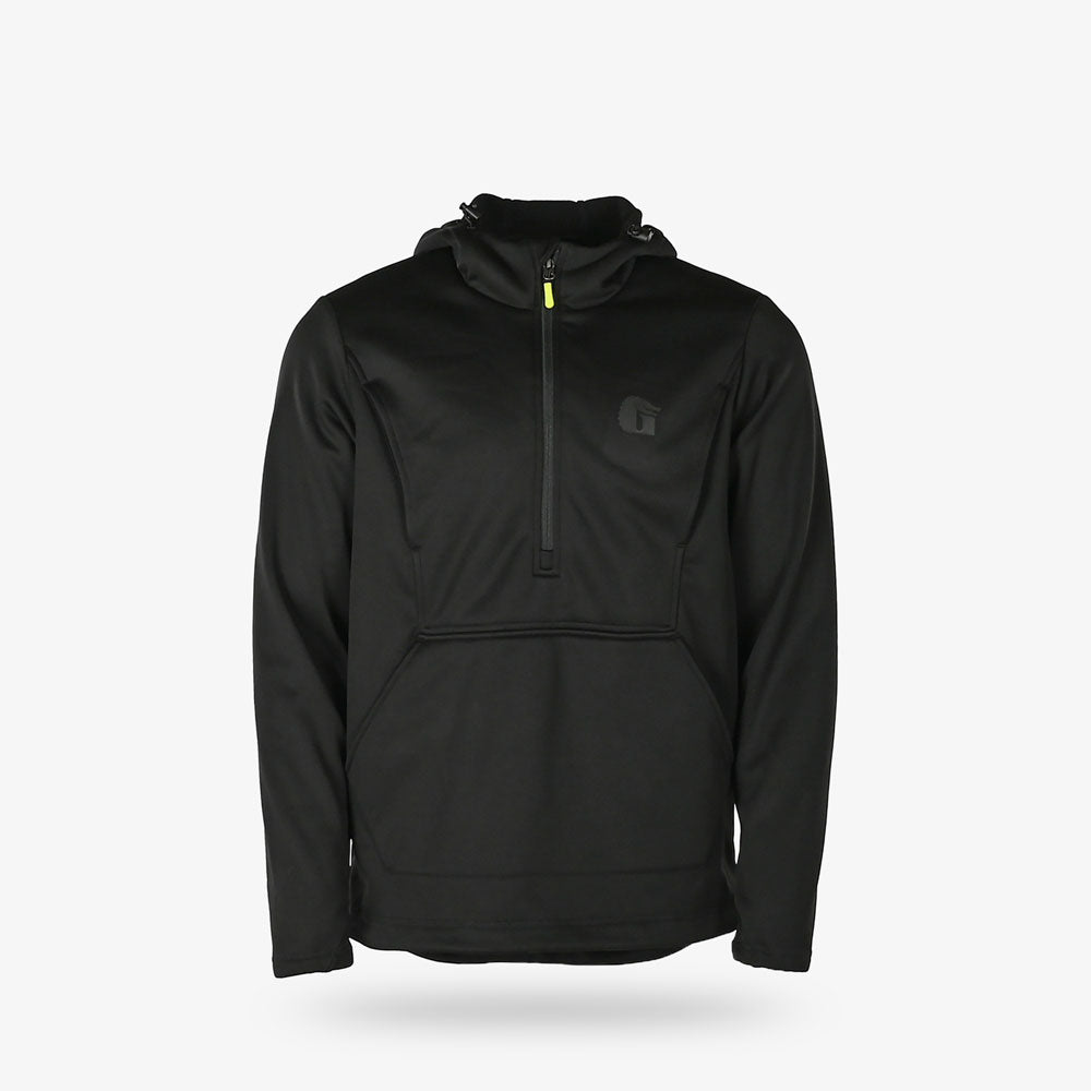 Catahoula 1/2 Zip Hoodie | Mens - Black