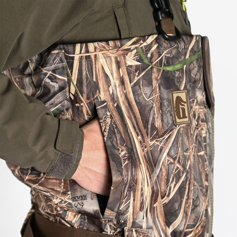 Omega Uninsulated Zip Waders | Mens - Realtree Max-7 