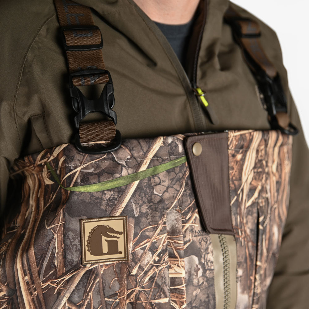 Omega Uninsulated Zip Waders | Mens - Realtree Max-7 