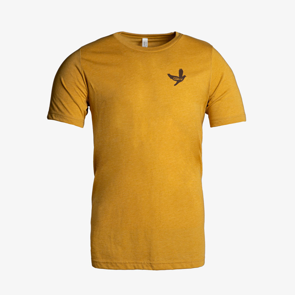 Dove Graphic Tee | Mustard Heather