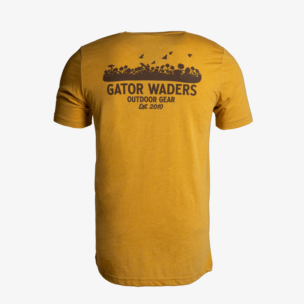 Dove Graphic Tee | Mustard Heather