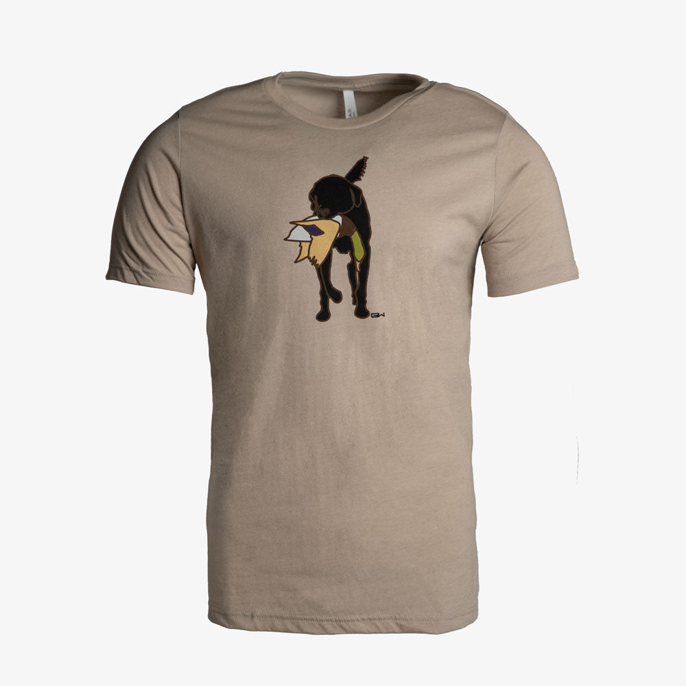 Duck Dog Graphic Tee | Heather Tan
