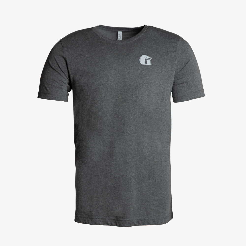 Flag Graphic Tee | Heather Charcoal Grey
