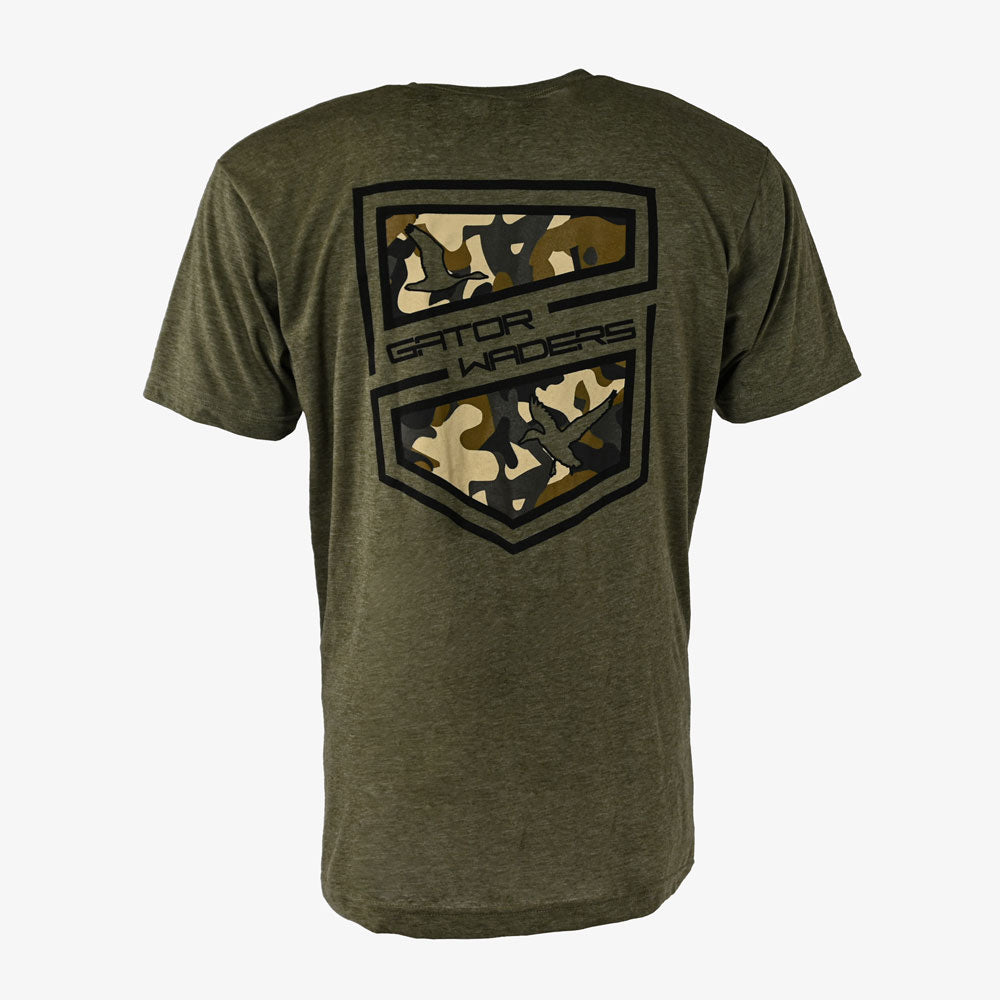 Woodland Shield Graphic Tee | Military Green
