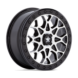 MSA M48 Portal Beadlock - Gloss Black Machined w Gloss Black Ring