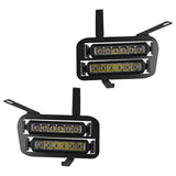Dual Wide 8" LED Headlights for Honda Pioneer 700
