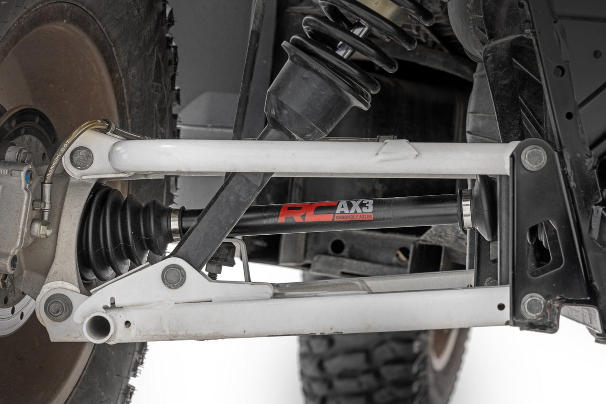 Rough Country 93167 Heavy-Duty Replacement Axle | Rear | 4340 Chromoly AX3 | Polaris Ranger