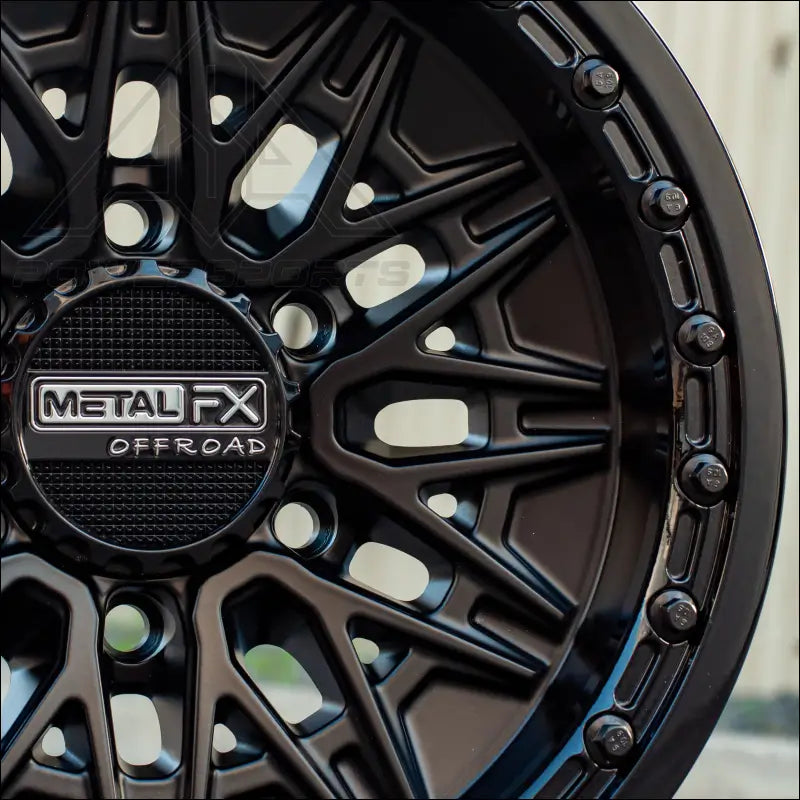 Alpha 6R Beadlock | Satin Black w/ Gloss Ring - Wheels