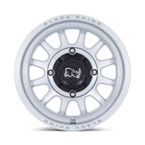Black Rhino Rapid UTV Wheel - Hyper Silver With Machined Face
