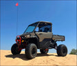 Can-Am Defender Long Travel Kit - Gloss Black / Full replacement brake lines / Zbroz