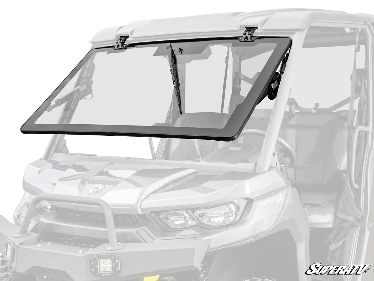 Can Am Defender Maxdrive Power Flip Glass Windshield