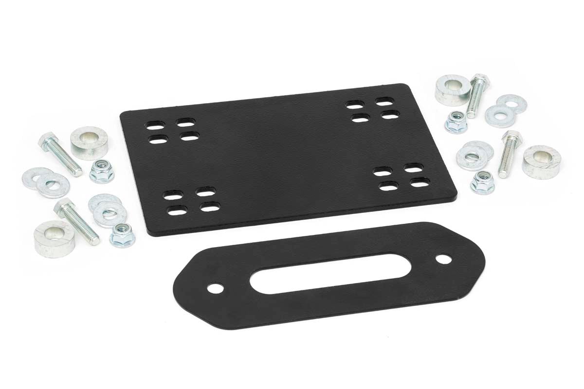 Rough Country 97016 Winch Plate | Can-Am Defender HD 8/HD 9/HD 10