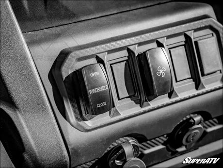 CFMOTO UForce 1000 MaxDrive Power Flip Glass Windshield