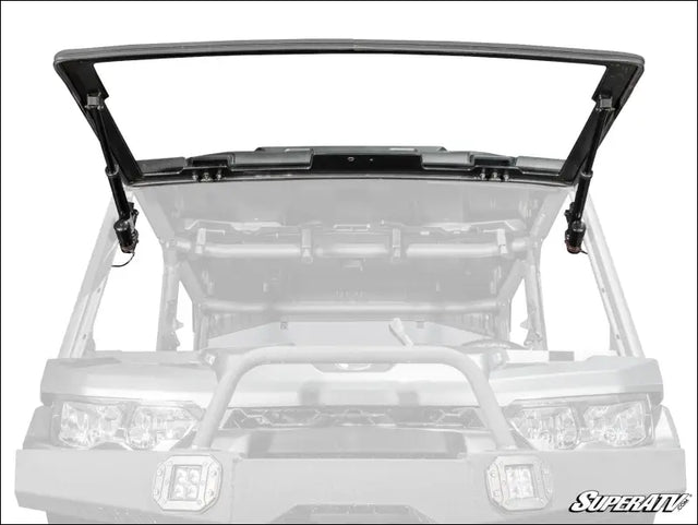 Can-Am Defender HD5 MaxDrive Power Flip Glass Windshield - Without Wiper and Washer Kit - Front Windshields