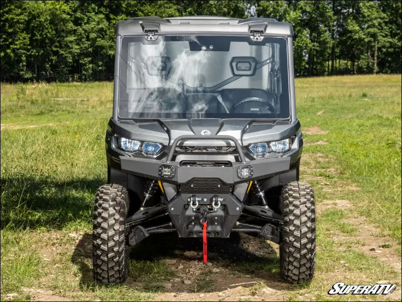 Can-Am Defender HD9 MaxDrive Power Flip Glass Windshield - Front Windshields
