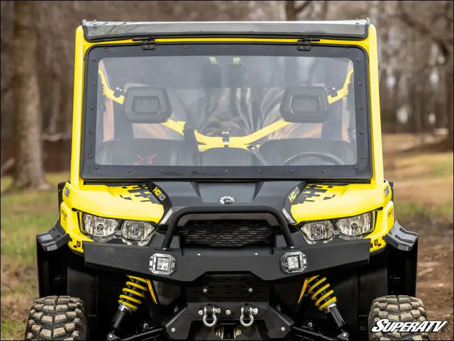 Can-Am Defender HD9 MaxDrive Power Flip Windshield - Front Windshields