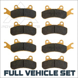 Can-Am Defender MAX HD7 HD8 HD9 HD10 HD11 6x6 & PRO 2017-2026 Ceramic Brake Pad Set - Brakes