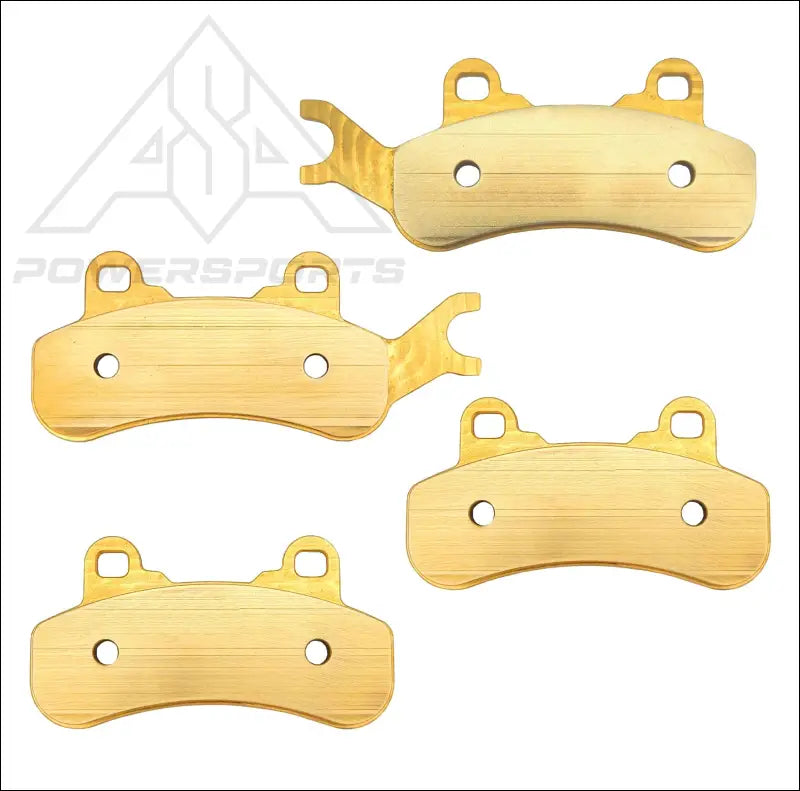 Can-Am Defender MAX HD7 HD8 HD9 HD10 HD11 6x6 & PRO 2017-2026 Front Rear Brass Brake Pad Set - Brakes