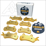 Can-Am Defender MAX HD7 HD8 HD9 HD10 HD11 6x6 & PRO 2017-2026 Front Rear Brass Brake Pad Set - Brakes
