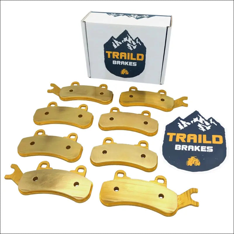 Can-Am Defender MAX HD7 HD8 HD9 HD10 HD11 6x6 & PRO 2017-2026 Front Rear Brass Brake Pad Set - Complete Vehicle - Brakes