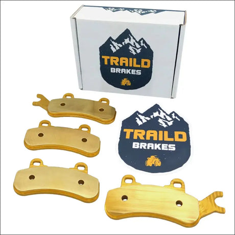 Can-Am Defender MAX HD7 HD8 HD9 HD10 HD11 6x6 & PRO 2017-2026 Front Rear Brass Brake Pad Set - Single Axle (Front