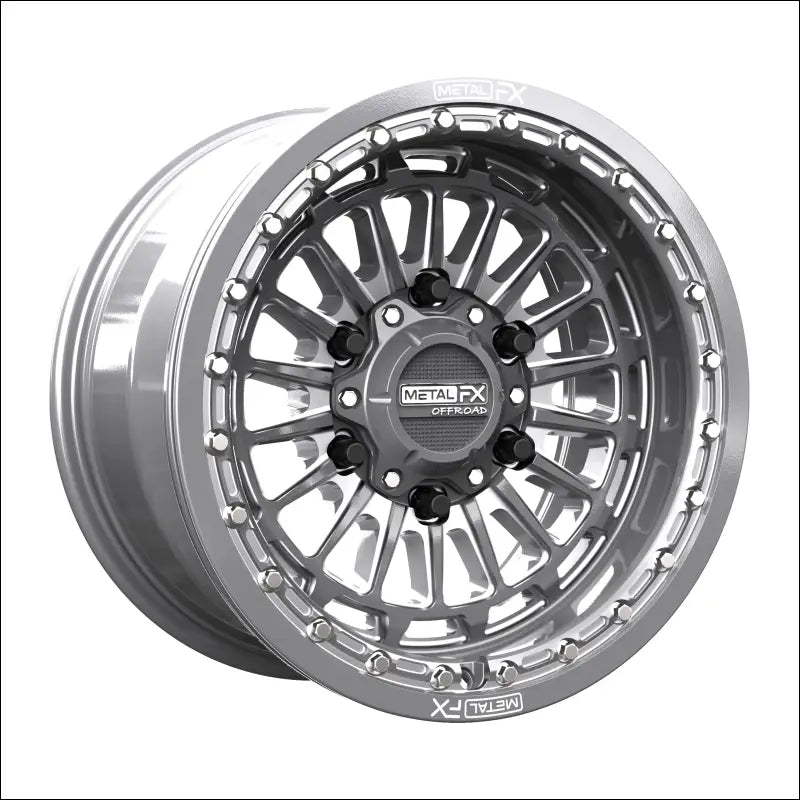 Delta 6R Beadlock | Gunmetal Contrast Cut - 15x10 | +38mm/6.5 + 3.5 | 6x5.5 | 78345 (Maverick R) - Wheels
