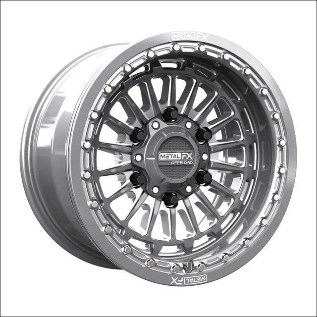 Delta 6R Beadlock | Gunmetal Contrast Cut - 15x10 | +38mm/6.5 + 3.5 | 6x5.5 | 78345 (Maverick R) - Wheels