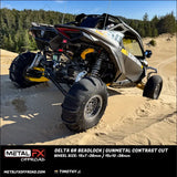 Delta 6R Beadlock | Gunmetal Contrast Cut - Wheels