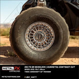 Delta 6R Beadlock | Gunmetal Contrast Cut - Wheels