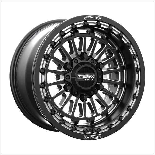 Delta 6R Beadlock | Satin Black Contrast Cut - 15x10 | +38mm/6.5 + 3.5 | 6x5.5 | 78343 (Maverick R)
