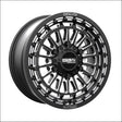 Delta 6R Beadlock | Satin Black Contrast Cut - 15x7 | +38mm/5 + 2 | 6x5.5 | 78342 (Maverick R)