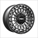 Delta 6R Beadlock | Satin Black Contrast Cut - 15x7 | +38mm/5 + 2 | 6x5.5 | 78342 (Maverick R)
