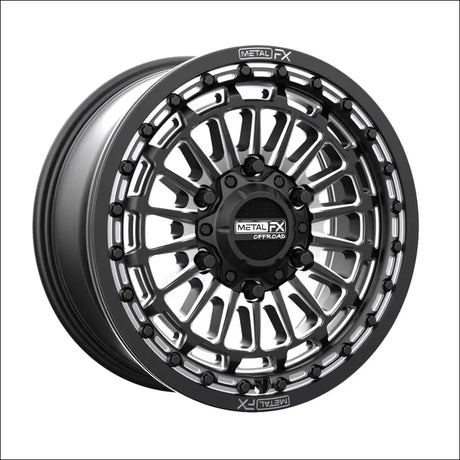 Delta 6R Beadlock | Satin Black Contrast Cut - 15x7 | +38mm/5 + 2 | 6x5.5 | 78342 (Maverick R) - Wheels