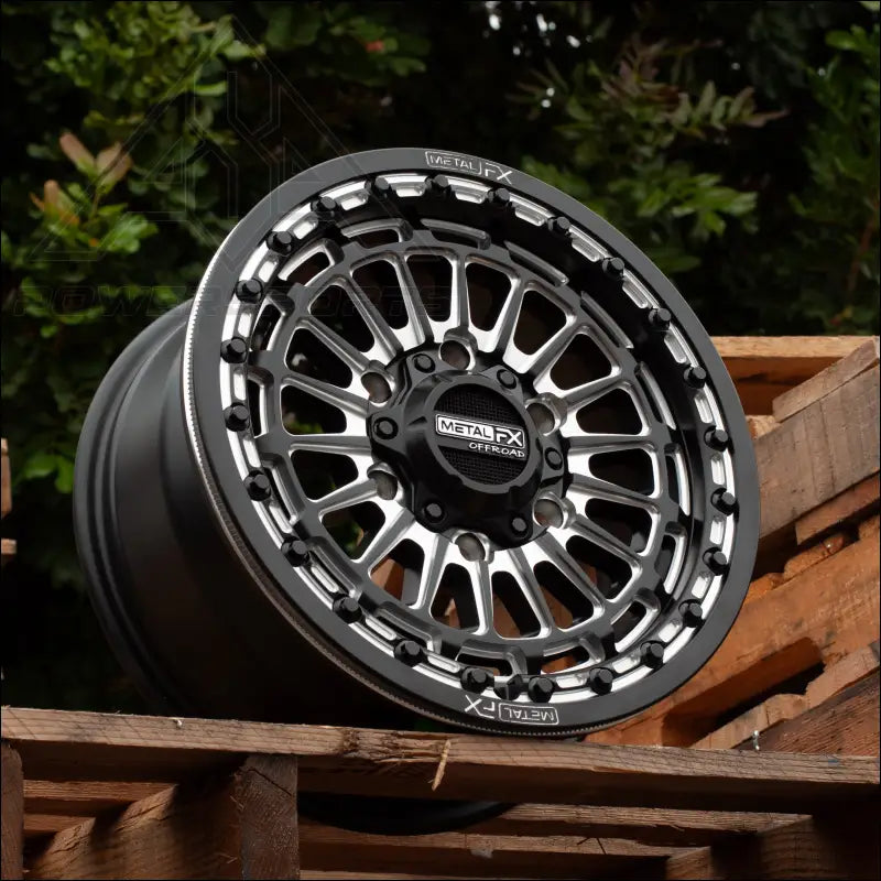 Delta 6R Beadlock | Satin Black Contrast Cut