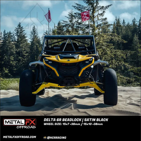 Delta 6R Beadlock | Satin Black - Wheels