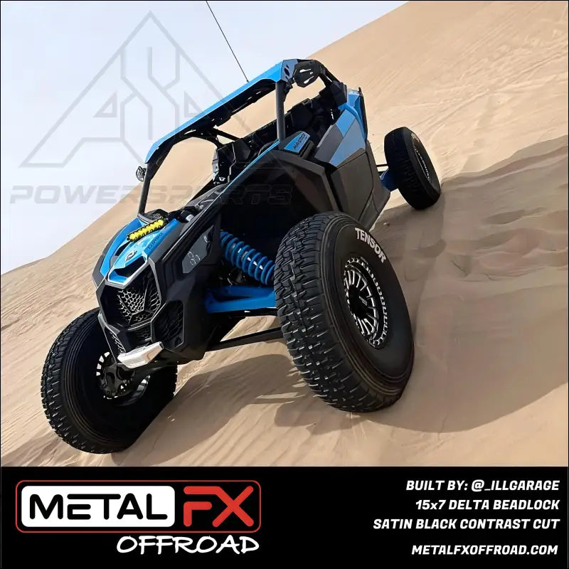 Delta Beadlock | Satin Black Contrast Cut - Wheels