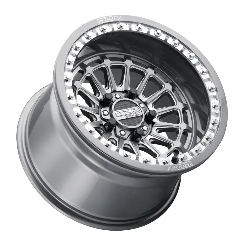 Delta R Beadlock | Gunmetal Contrast Cut - 15x10 | +0mm/5 + 5 | 5x4.5 | 78325 (Polaris 5-Lug / Segway Super Villain)