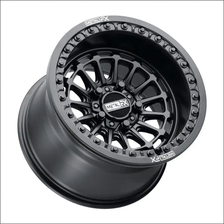 Delta R Beadlock | Satin Black - 15x10 | +0mm/5 + 5 | 5x4.5 | 78321 (Polaris 5-Lug / Segway Super Villain)