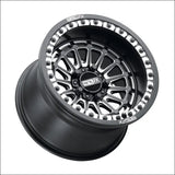 Delta R Beadlock | Satin Black Contrast Cut - 15x10 | +0mm/5 + 5 | 5x4.5 | 78323 (Polaris 5-Lug / Segway Super Villain)