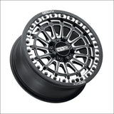 Delta R Beadlock | Satin Black Contrast Cut - 15x7 | +38mm/5 + 2 | 5x4.5 | 78322 (Polaris 5-Lug / Segway Super Villain)