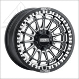 Delta R Beadlock | Satin Black Contrast Cut